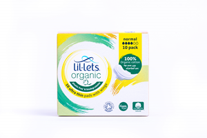 Lil-Lets Organic Normal Pads with Wings
