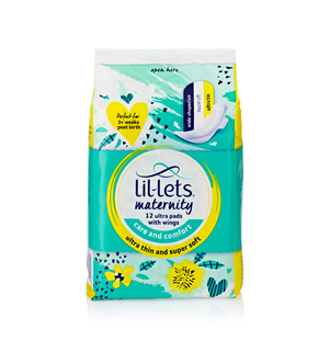 Lil-Lets Maternity Ultra Pads with Wings
