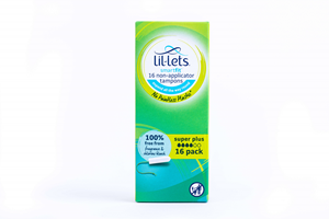 Lil-Lets SmartFit™ Non-Applicator Super Plus Tampons